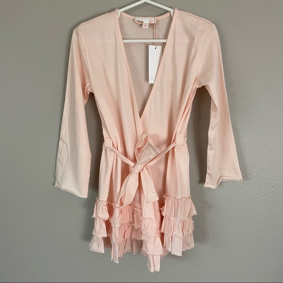 Skin Kids Cotton Ruffle Robe 4-6Y - Picture 1 of 4